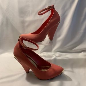 EUC Coral Ankle Strap Heels